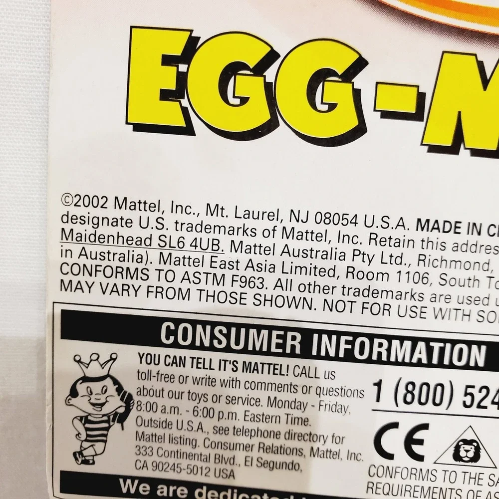 2002 Matchbox Egg-Mobiles 3 Eggs Each Contains One Matchbox Car, Pkg Has Issues